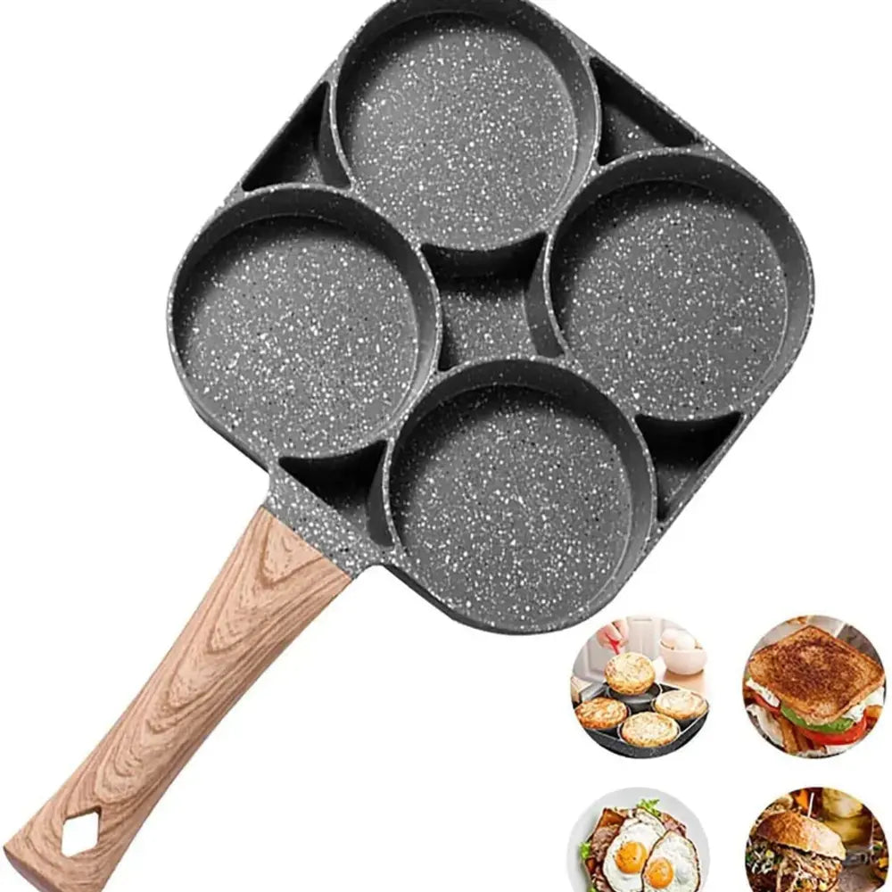 NexaCook 4 - Sartén Antiadherente 4 Puestos