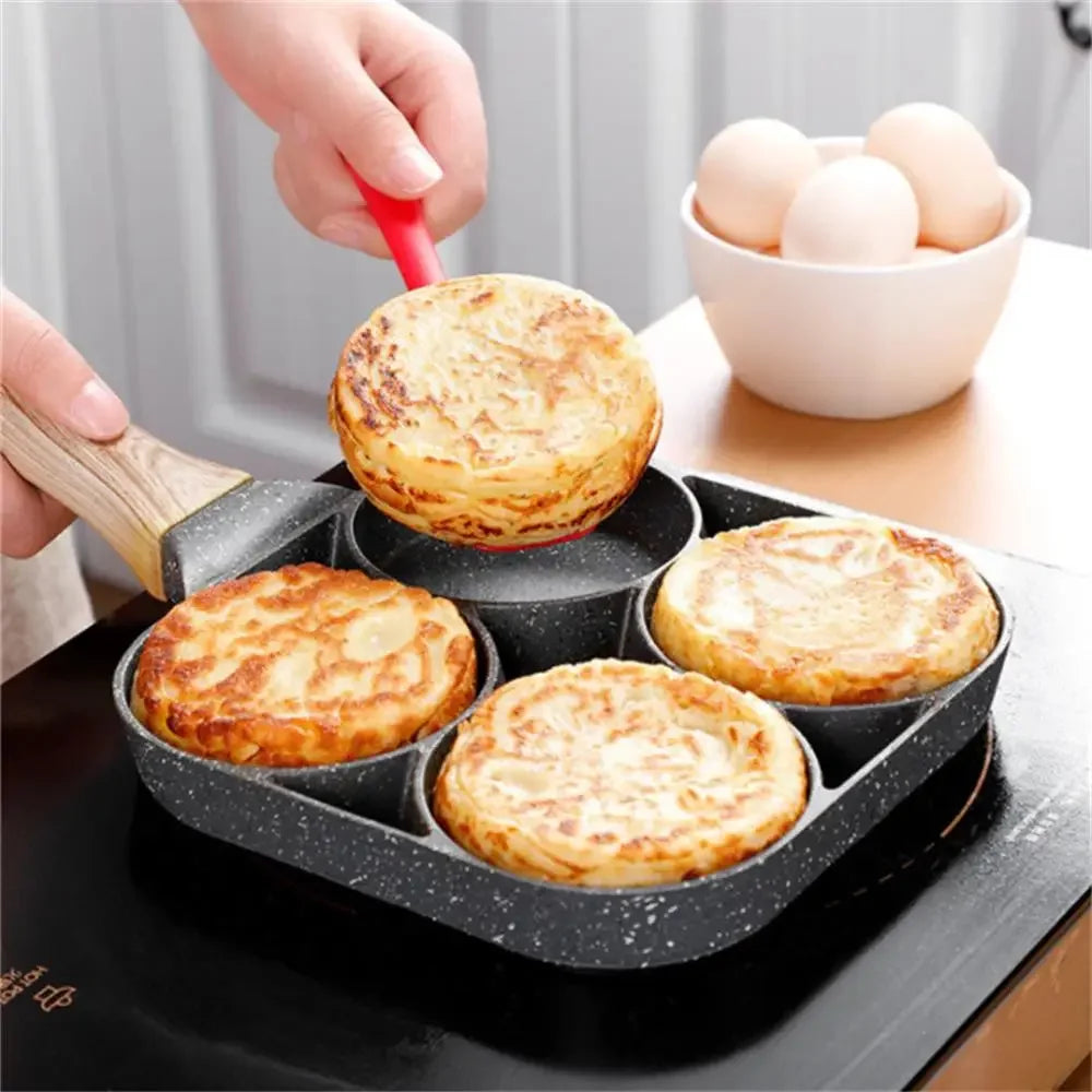 NexaCook 4 - Sartén Antiadherente 4 Puestos